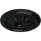 Ekena Millwork Oslo Ceiling Medallion (Fits Canopies up to 7 5/8"), Hand-Painted Black Pearl, 38 3/8"OD x 2 7/8"P CM38OSBPS - alternate 3